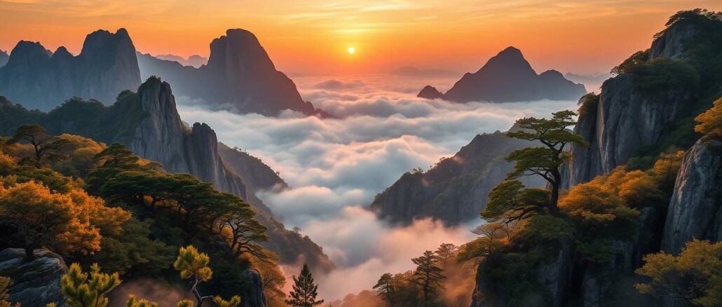 Huangshan-Gebirge (Gelbe Berge)