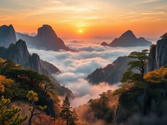 Huangshan-Gebirge (Gelbe Berge)