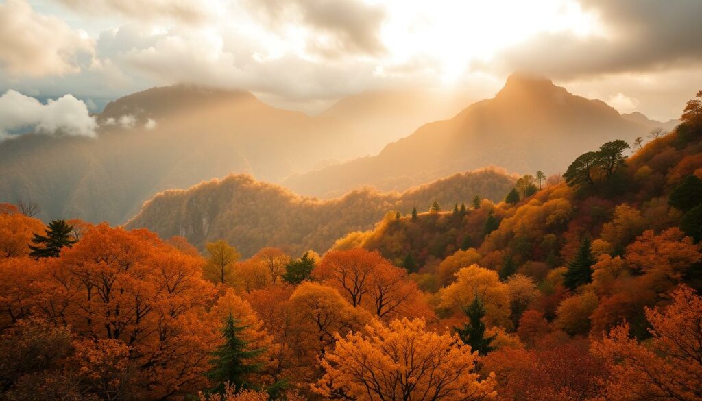 Huangshan-Klima im Herbst