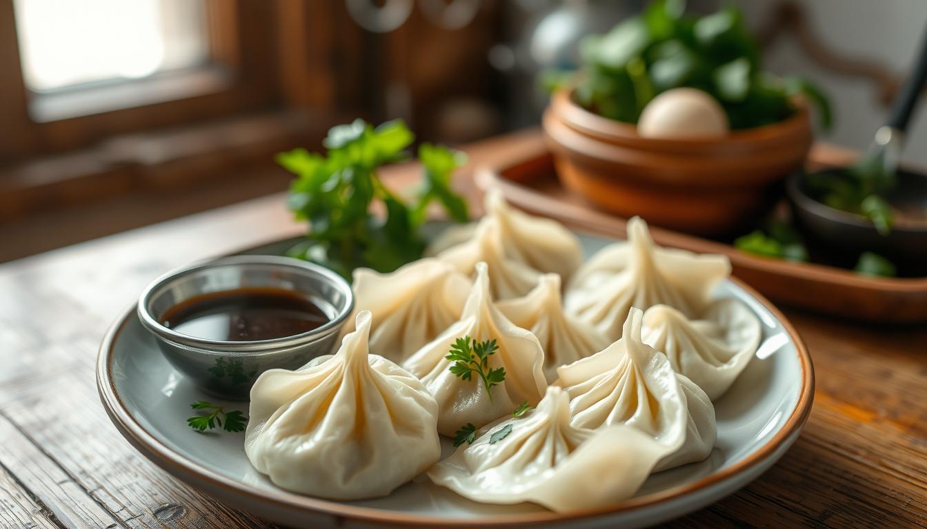 Jiaozi chinesische Teigtaschen