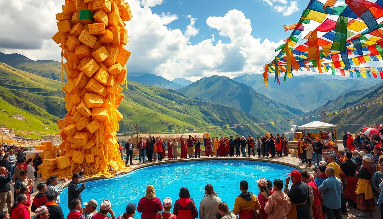 Käse-Regen-Festival (Tibet)