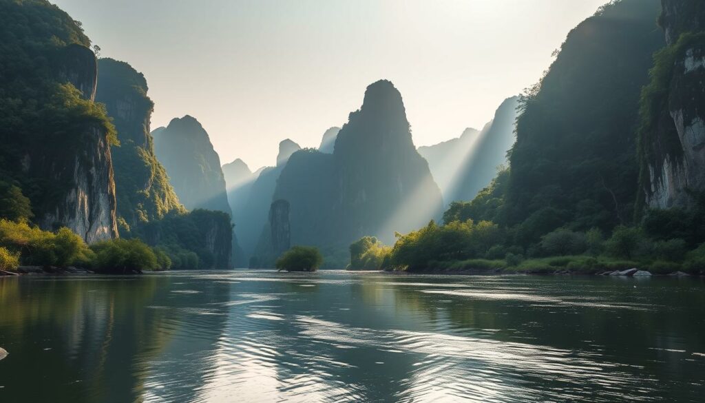 Lijiang-Fluss Landschaft