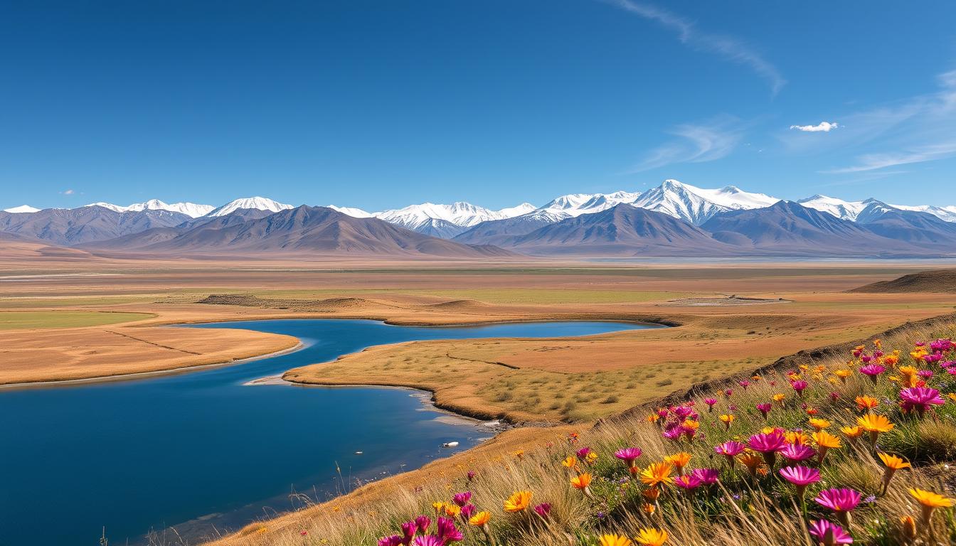 Qinghai-Provinz Landschaft