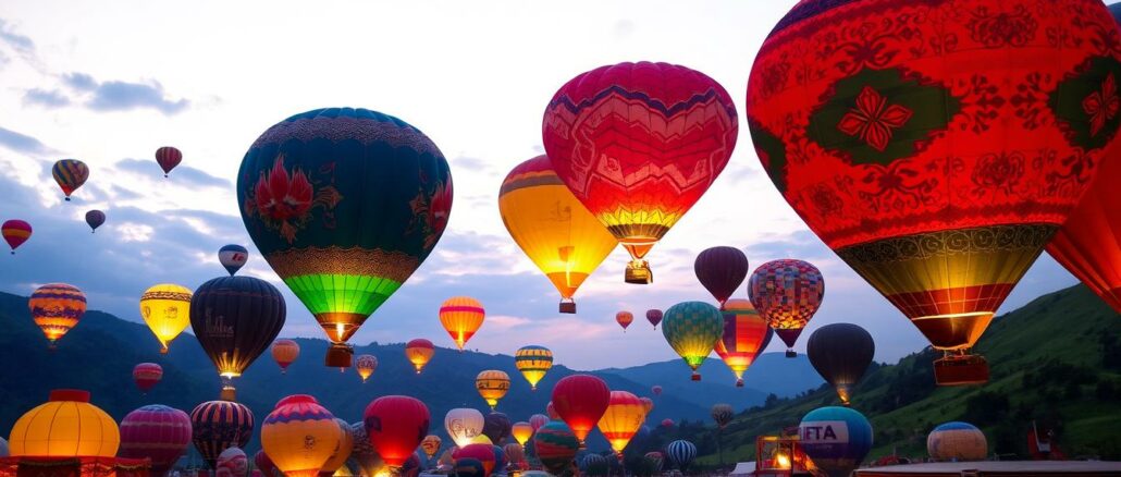 Taunggyi-Heißluftballon-Festival (Yunnan)