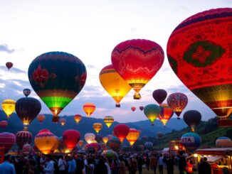 Taunggyi-Heißluftballon-Festival (Yunnan)