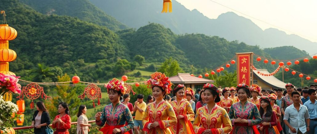 Wenshan Zhuang Huashan Fest (Guangxi)