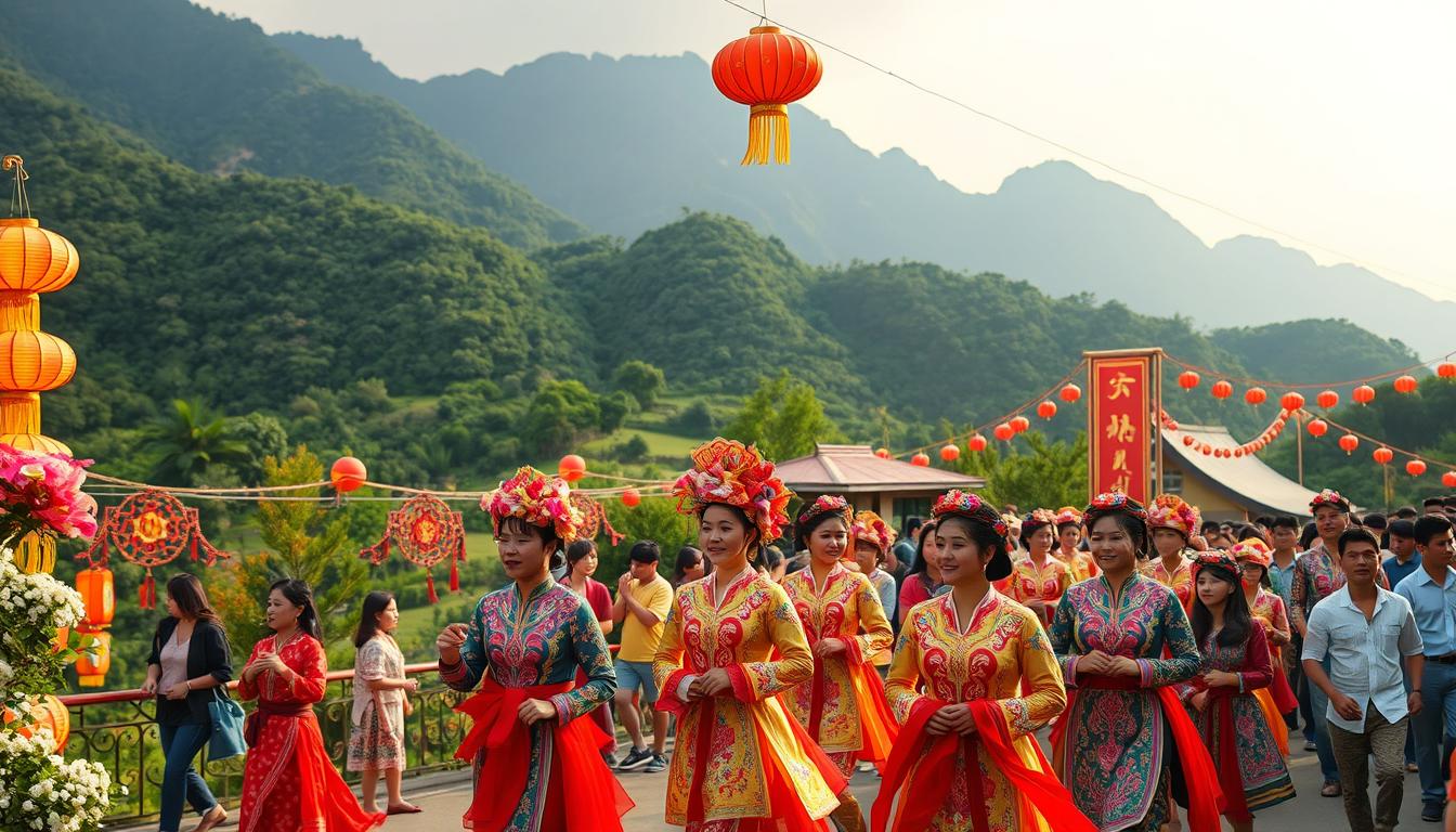 Wenshan Zhuang Huashan Fest (Guangxi)